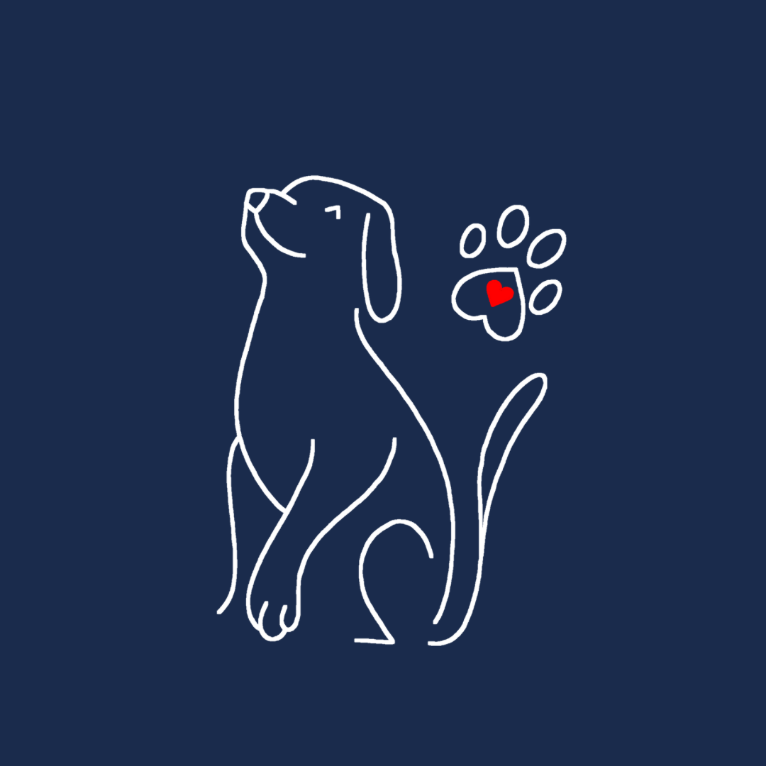 Sweat à capuche coeur canin