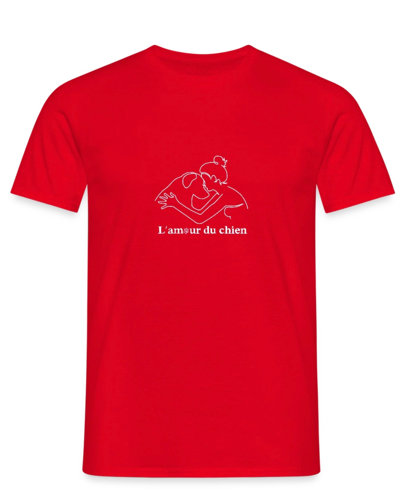 T-shirt l'amour du chien