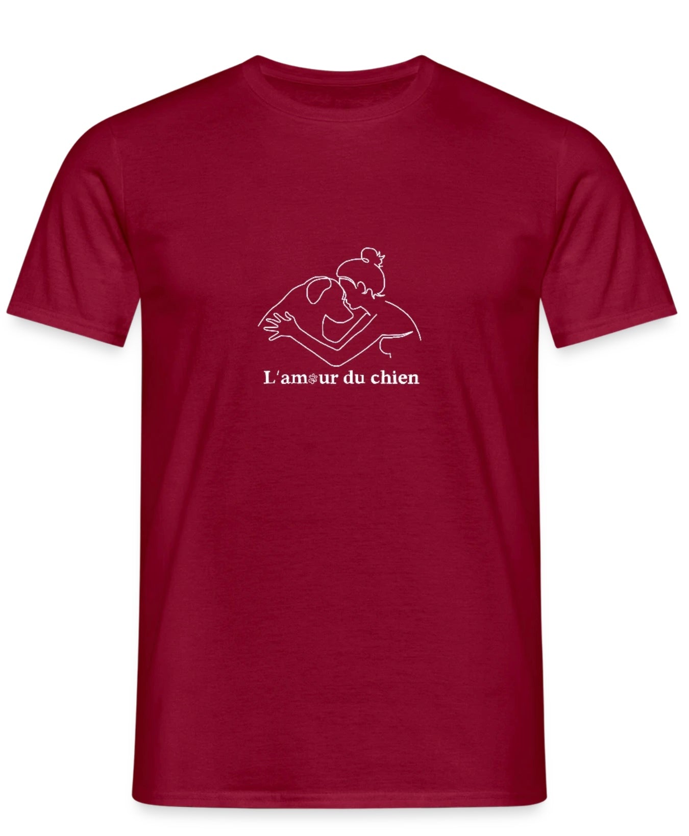 T-shirt l'amour du chien