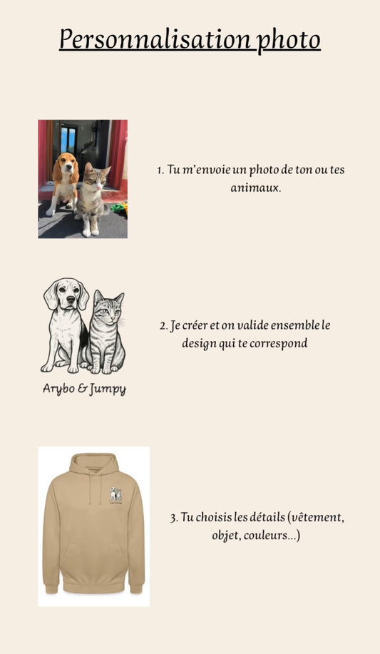 Sweat à capuche personnalisé